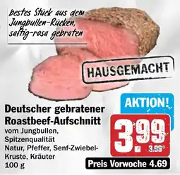 Hit Deutscher gebratener Roastbeef-Aufschnitt Angebot