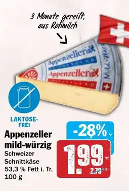 Hit Appenzeller mild-würzig Angebot