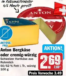 Hit Anton Bergkäse oder cremig-würzig Angebot