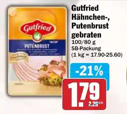 Hit Gutfried Hähnchen-, Putenbrust gebraten Angebot