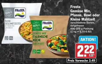 Hit Frosta Gemüse Mix, Pfanne, Bowl oder Kleine Mahlzeit Angebot