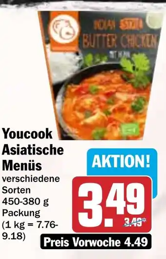 Hit Youcook Asiatische Menüs Angebot