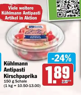 Hit Kühlmann Antipasti Kirschpaprika Angebot