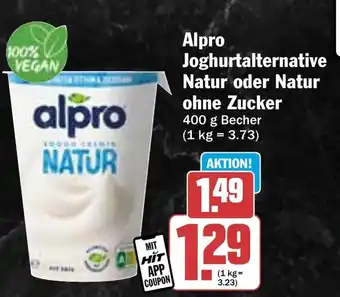 Hit Alpro Joghurtalternative Natur oder Natur Angebot