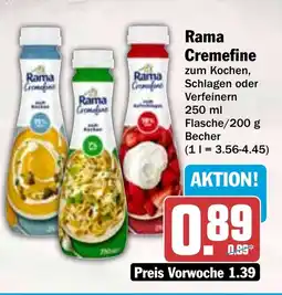 Hit Rama Cremefine Angebot