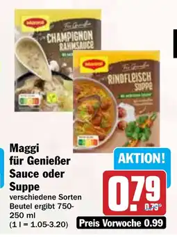 Hit Maggi für Genießer Sauce oder Suppe Angebot