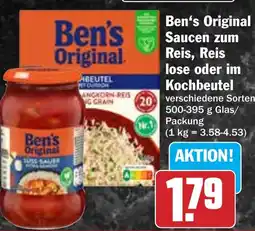 Hit Ben's Original Saucen zum Reis, Reis lose oder im Kochbeutel Angebot