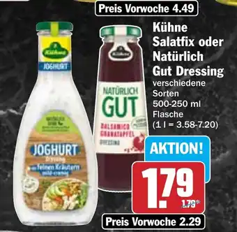 Hit Kühne Salatfix oder Natürlich Gut Dressing Angebot