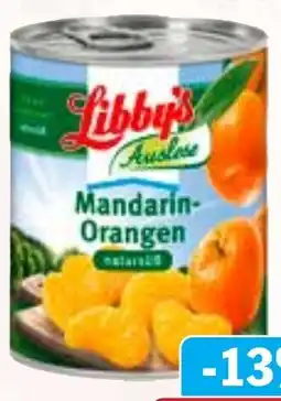 Hit Libby's Natursüß-/ Mandarin Orangen, Pfirsichhälften oder Frucht- Cocktail Angebot