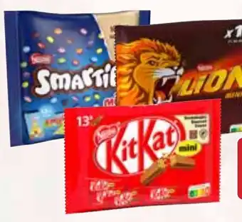 Hit Nestlé KitKat, Lion oder Smarties Minis Angebot