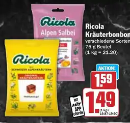 Hit Ricola Kräuterbonbon Angebot