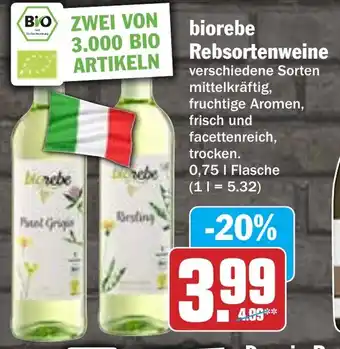 Hit biorebe Rebsortenweine Angebot