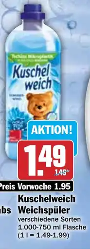 Hit Kuschelweich Weichspüler Angebot