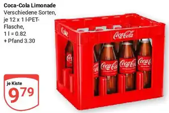 Globus Coca-Cola Limonade Angebot