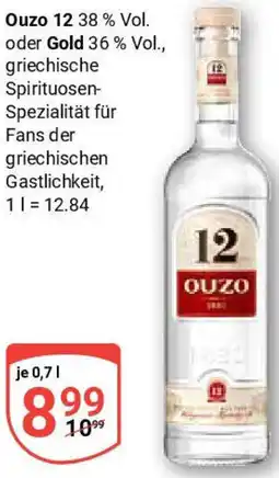 Globus Ouzo 12 oder Gold Angebot