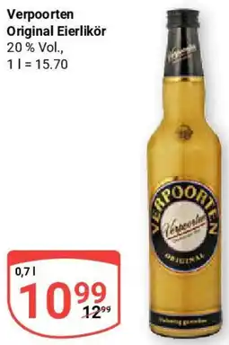 Globus Verpoorten Original Eierlikör Angebot