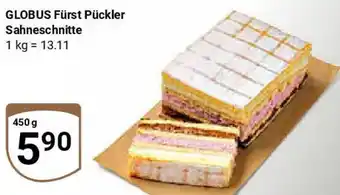 Globus GLOBUS Fürst Pückler Sahneschnitte Angebot