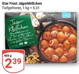 Globus Star Frost Jägerklöẞchen Angebot