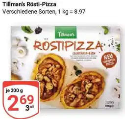 Globus Tillman's Rösti-Pizza Angebot