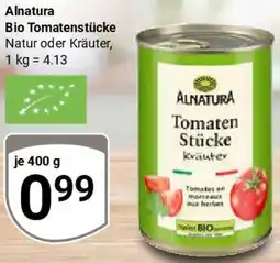 Globus Alnatura Bio Tomatenstücke Angebot