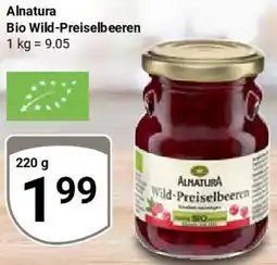 Globus Alnatura Bio Wild-Preiselbeeren Angebot