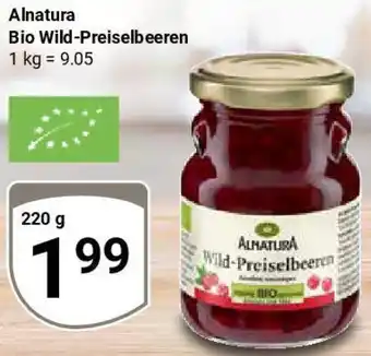 Globus Alnatura Bio Wild-Preiselbeeren Angebot