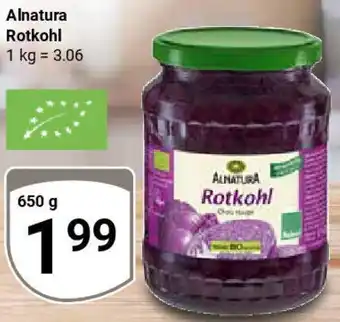 Globus Alnatura Rotkohl Angebot