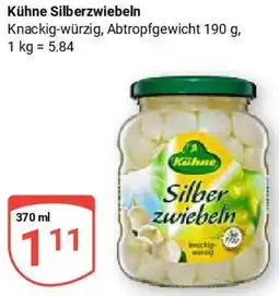 Globus Kühne Silberzwiebeln Angebot