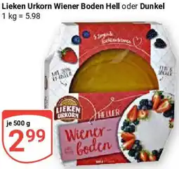 Globus Lieken Urkorn Wiener Boden Hell oder Dunkel Angebot