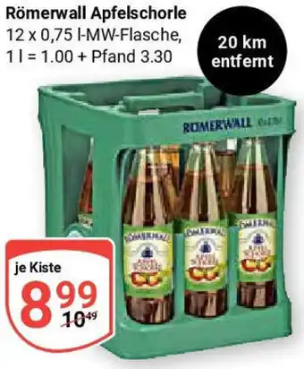 Globus Römerwall Apfelschorle Angebot