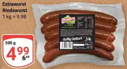 Globus Extrawurst Rindswurst Angebot