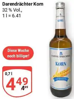 Globus Darendrächter Korn Angebot