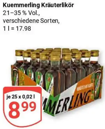 Globus Kuemmerling Kräuterlikör Angebot