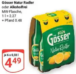 Globus Gösser Natur Radler oder Alkoholfrei Angebot