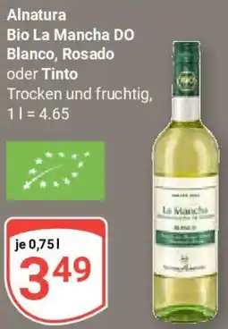 Globus Alnatura Bio La Mancha DO Blanco, Rosado oder Tinto Angebot