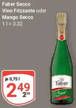 Globus Faber Secco Vino Frizzante oder Mango Secco Angebot