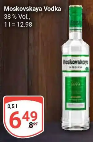 Globus Moskovskaya Vodka Angebot