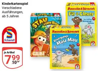 Globus Schmidt Kinderkartenspiel Angebot