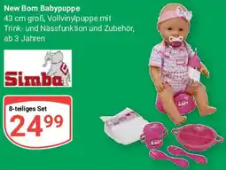 Globus Simba New Born Babypuppe Angebot