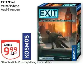 Globus KOSMOS EXIT Spiel Angebot