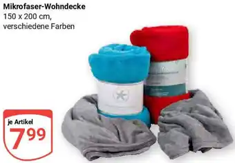 Globus Mikrofaser-Wohndecke Angebot