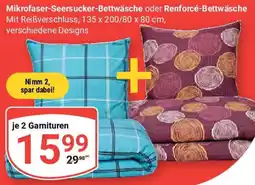 Globus Mikrofaser-Seersucker-Bettwäsche oder Renforcé-Bettwäsche Angebot