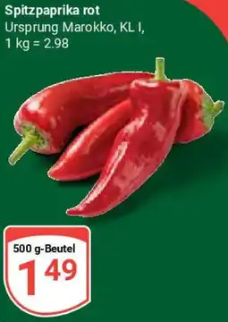 Globus Spitzpaprika rot Angebot