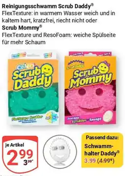 Globus Reinigungsschwamm Scrub Daddy oder Scrub Mommy Angebot