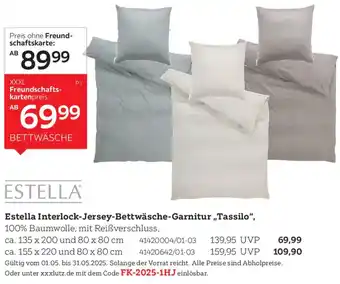 XXXLutz Estella Interlock-Jersey-Bettwäsche-Garnitur „Tassilo" Angebot