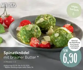 XXXLutz Spinatknödel mit brauner Butter Angebot