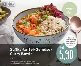 XXXLutz Süßkartoffel-Gemüse Curry Bowl Angebot