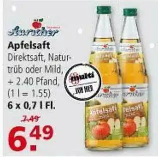 Multi Markt Apfelsaft Angebot