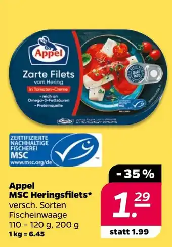 NETTO Appel MSC Heringsfilets Angebot