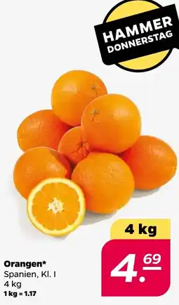 NETTO Orangen Angebot